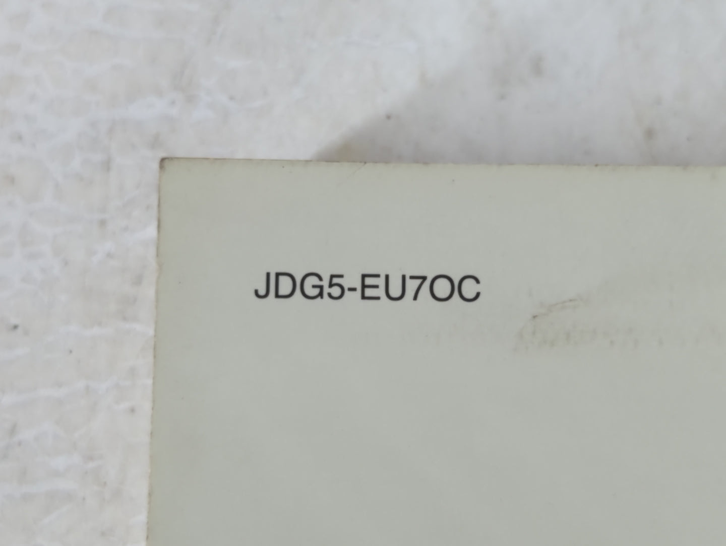 2018 Kia Optima Owners Manual Book Guide P/N:JDG5-EU7OC OEM Used Auto Parts - Oemusedautoparts1.com