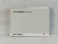 2018 Kia Optima Owners Manual Book Guide P/N:JDG5-EU84F OEM Used Auto Parts - Oemusedautoparts1.com