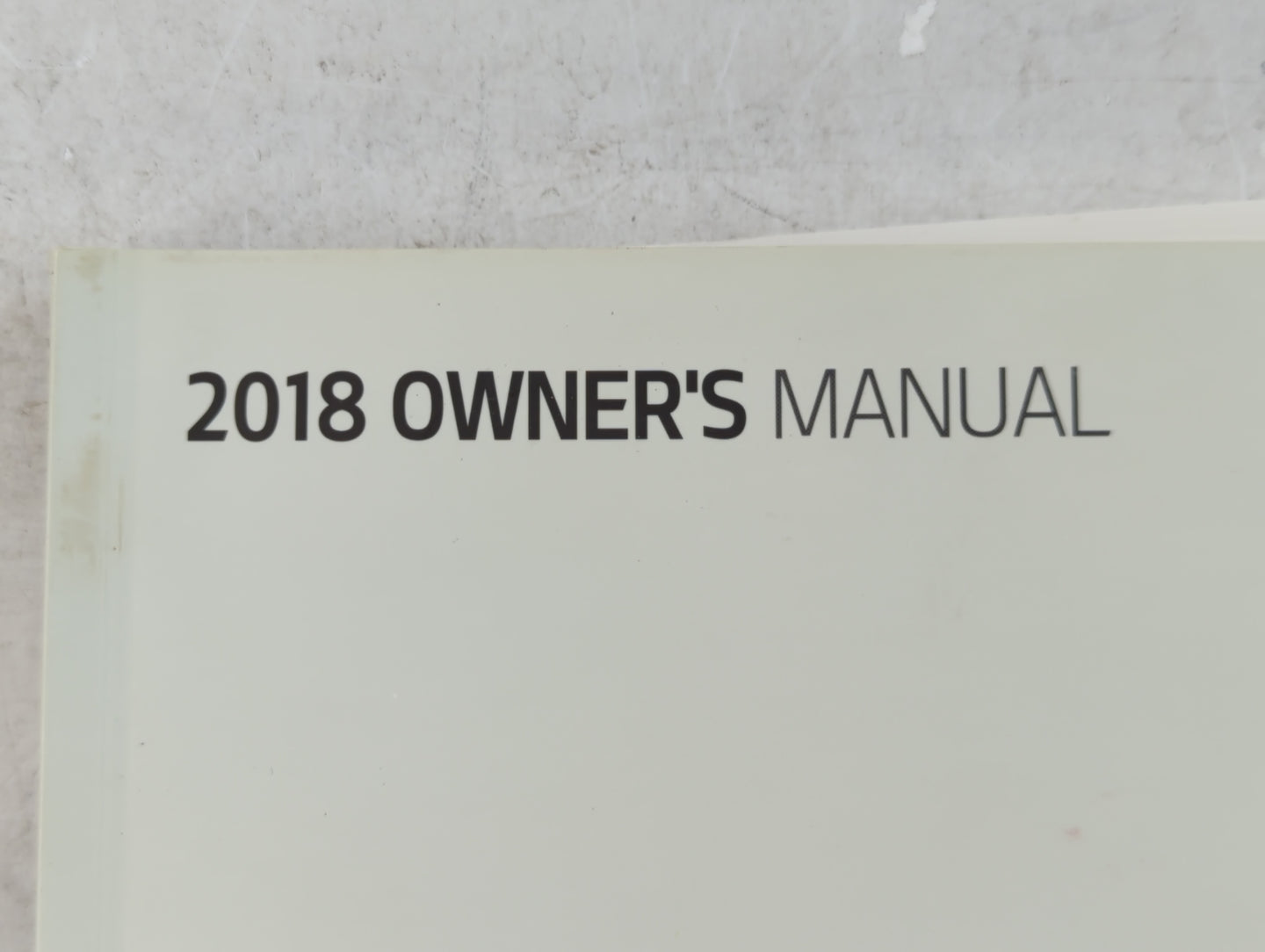 2018 Kia Optima Owners Manual Book Guide P/N:JDG5-EU84F OEM Used Auto Parts - Oemusedautoparts1.com