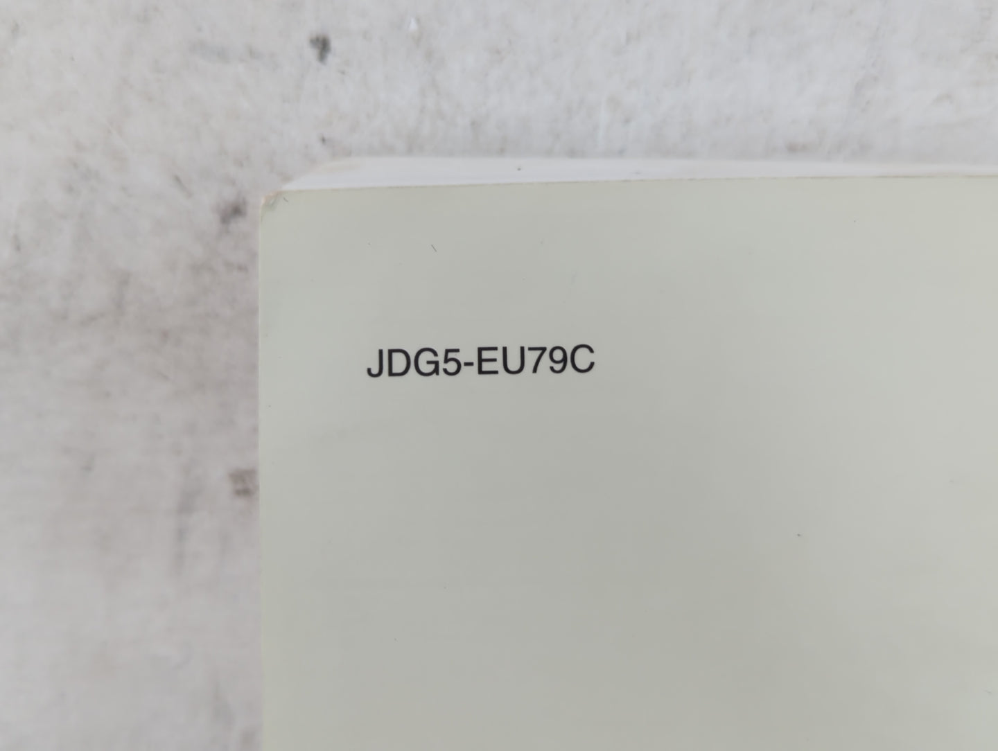 2018 Kia Optima Owners Manual Book Guide P/N:JDG5-EU79C OEM Used Auto Parts - Oemusedautoparts1.com