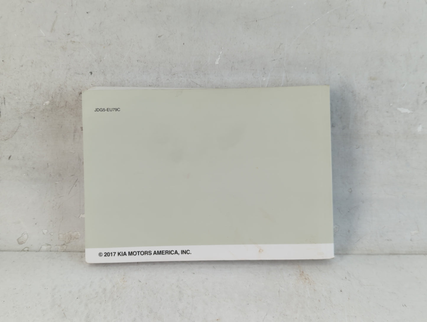 2018 Kia Optima Owners Manual Book Guide P/N:JDG5-EU79C OEM Used Auto Parts - Oemusedautoparts1.com