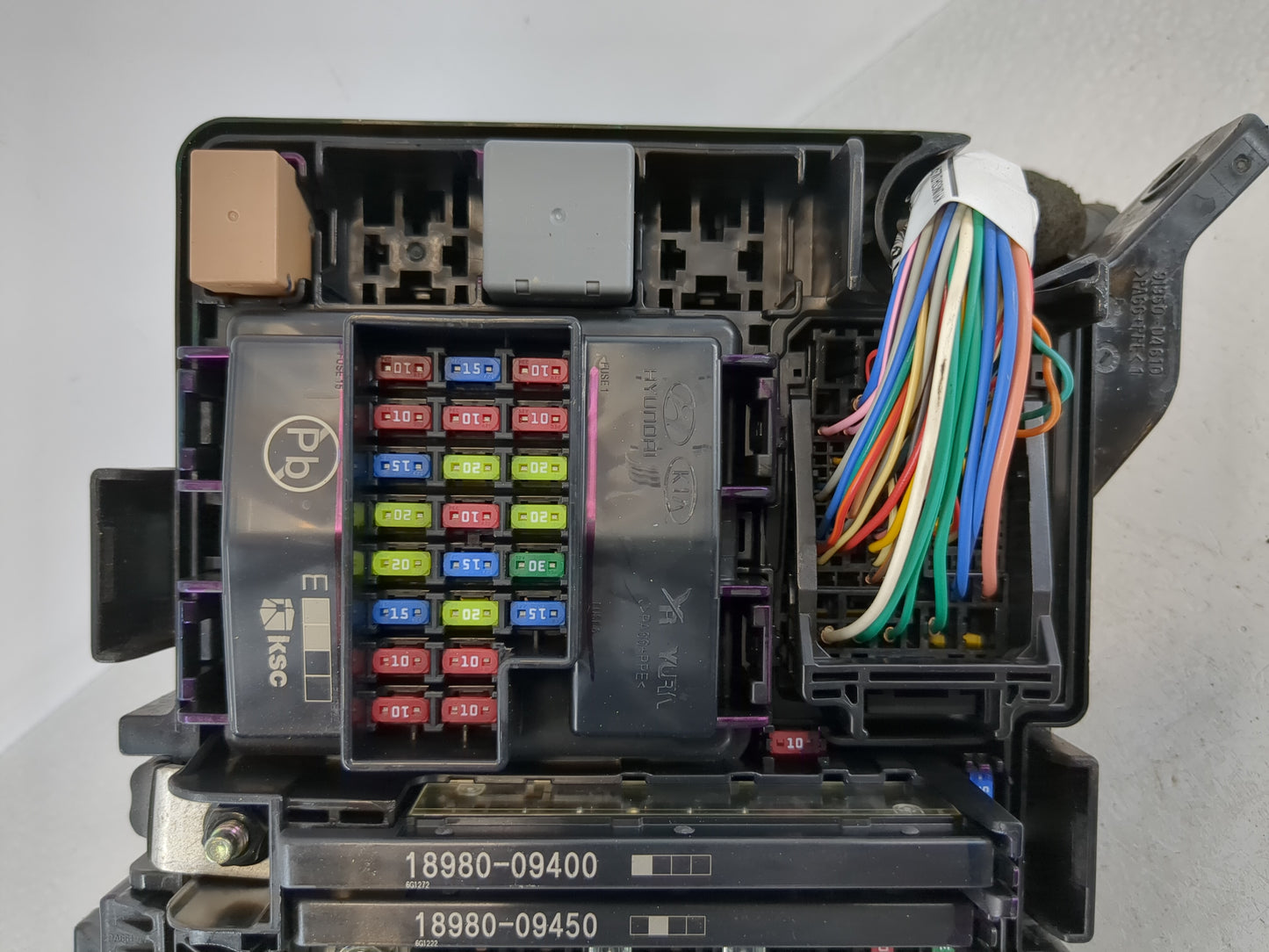 2016-2019 Kia Optima Fusebox Fuse Box Panel Relay Module P/N:91230D5070JA Fits Fits 2016 2017 2018 2019 OEM Used Auto Parts 
