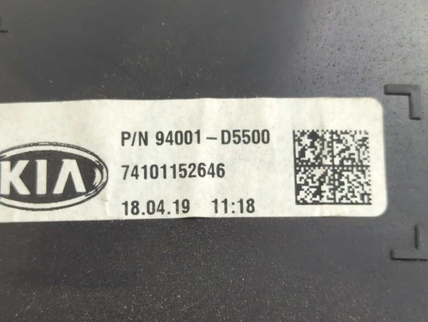 2018 Kia Optima Instrument Cluster Speedometer Gauges P/N:74101152646 94001-D5500 Fits OEM Used Auto Parts - Oemusedautopart