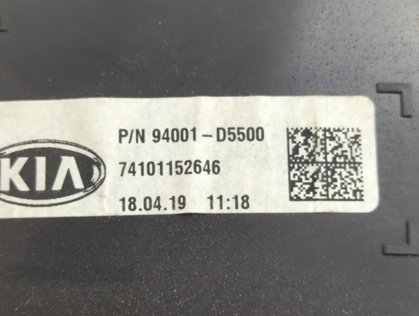 2018 Kia Optima Instrument Cluster Speedometer Gauges P/N:74101152646 94001-D5500 Fits OEM Used Auto Parts - Oemusedautopart