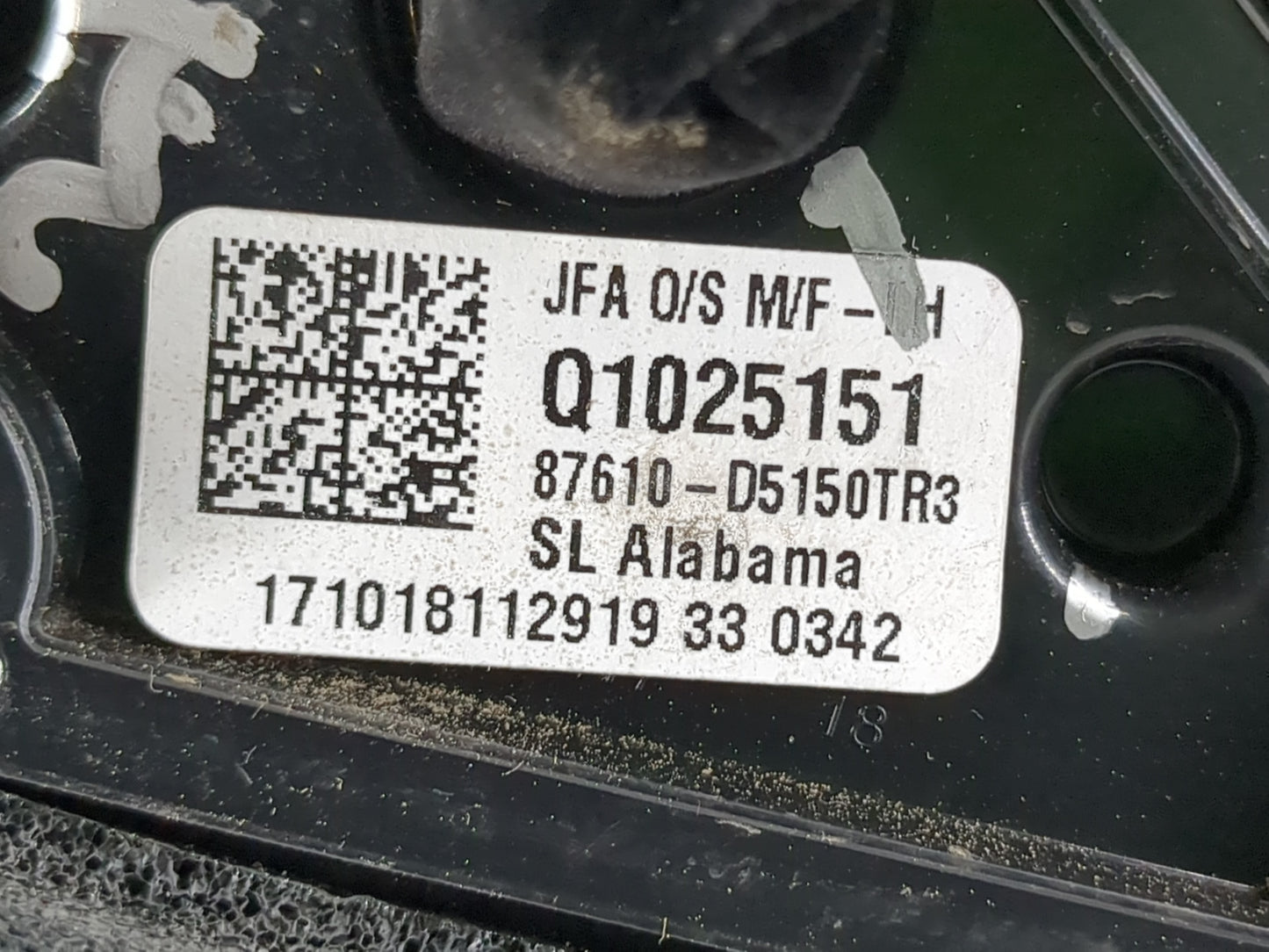 2016-2019 Kia Optima Driver Side View Mirror - Left Door Mirror OEM Used - Oemusedautoparts1.com