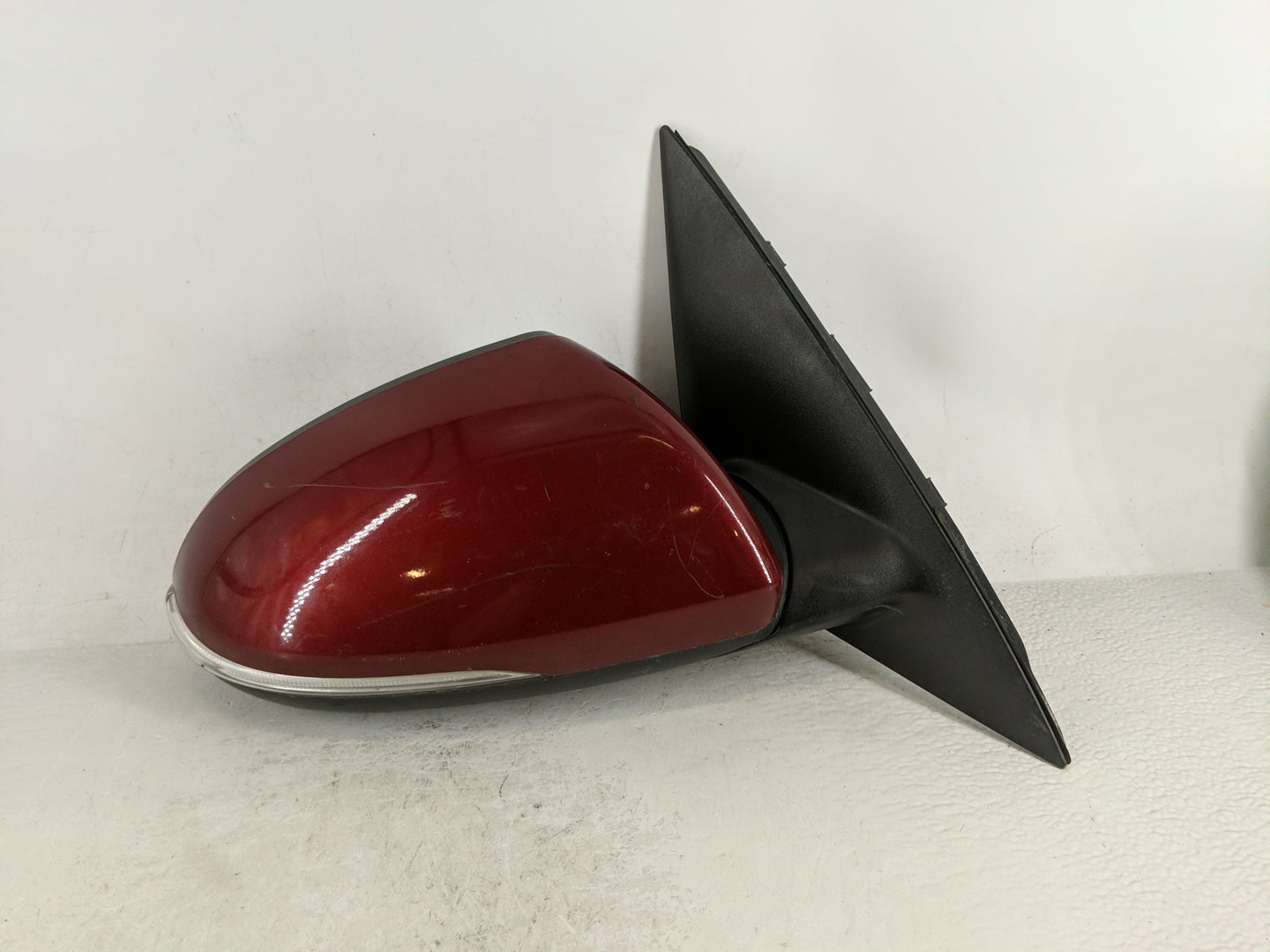 2016-2020 Kia Optima Passenger Right Side View Manual Door Mirror Red - Oemusedautoparts1.com