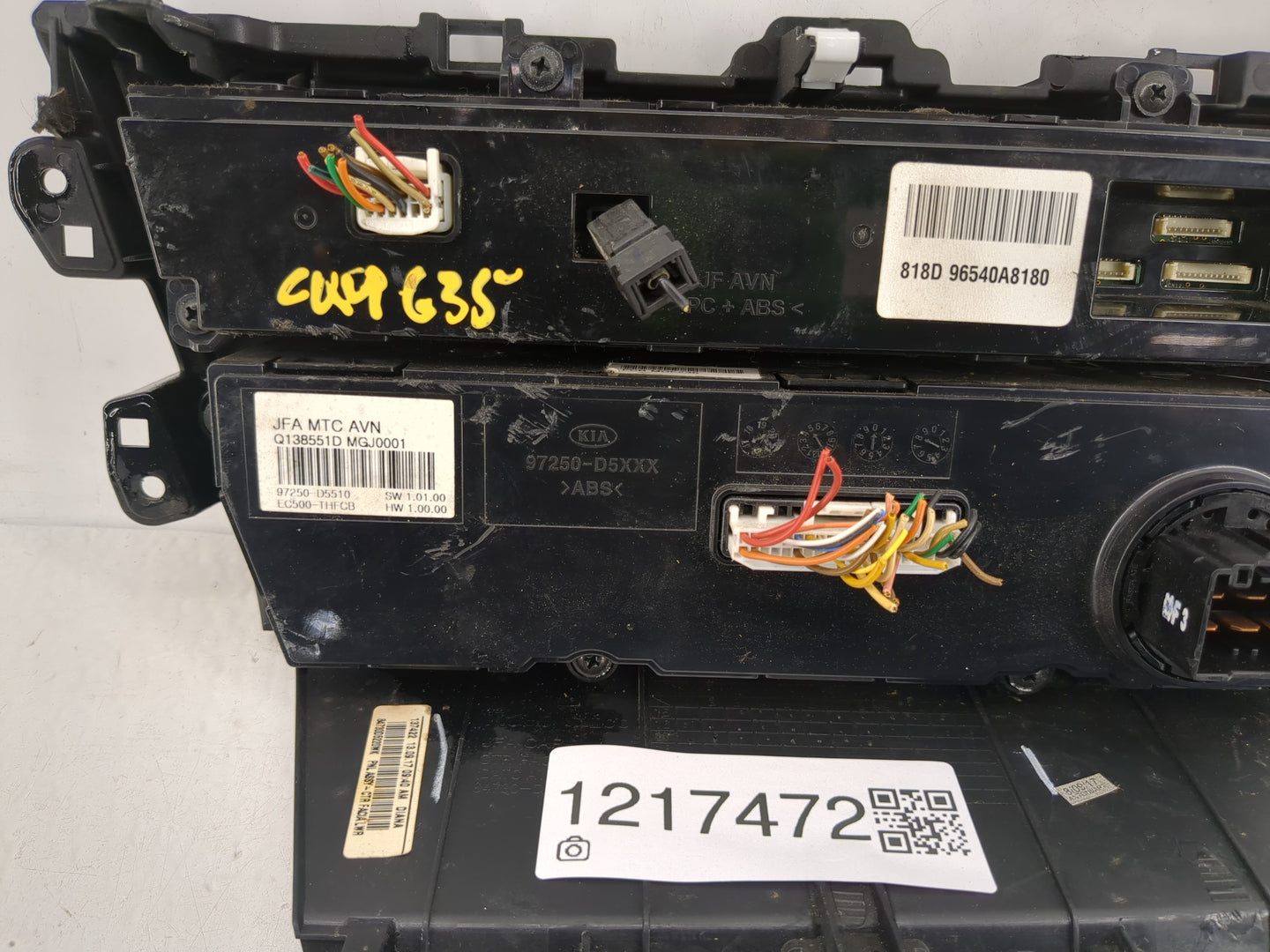2018 Kia Optima Climate Control Module Temperature AC/Heater Replacement P/N:97250-D5XXX Fits OEM Used Auto Parts - Oemuseda