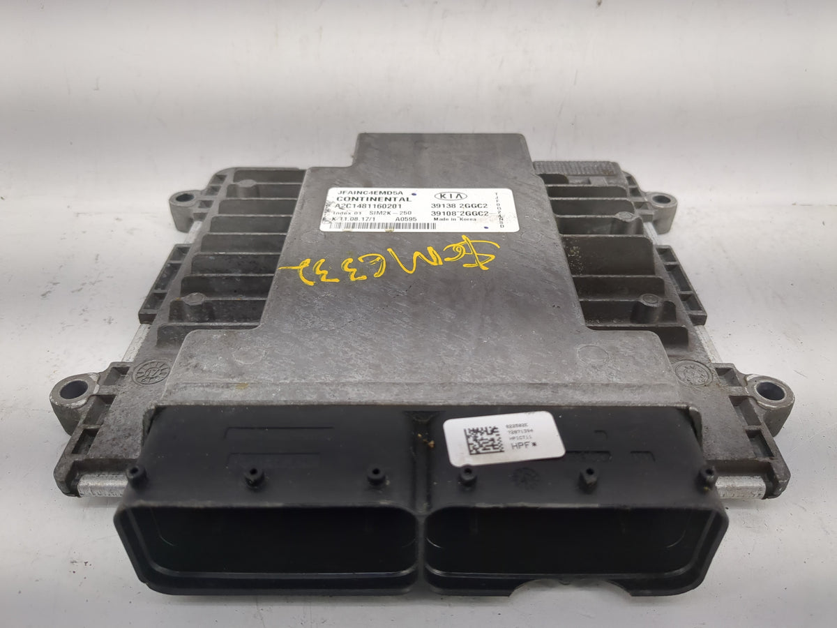 2018 Kia Optima PCM Engine Control Computer ECU ECM PCU OEM P/N:39108-2GGC2 39138 2GGC2 OEM Used Auto Parts - Oemusedautopar