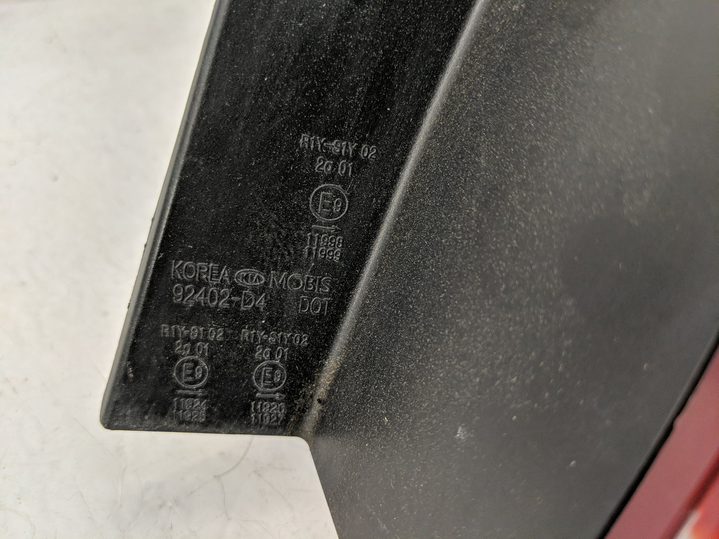 2016-2019 Kia Optima Tail Light Assembly Passenger Right OEM Fits Fits 2016 2017 2018 2019 OEM Used Auto Parts - Oemusedauto