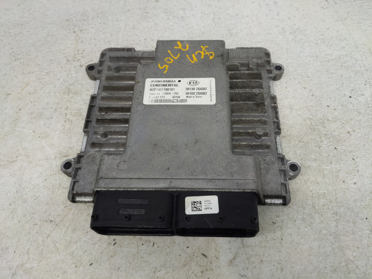 2016-2018 Kia Optima PCM Engine Control Computer ECU ECM PCU OEM P/N:39108 2GGD2 39138 2GGD2 Fits Fits 2016 2017 2018 OEM Us