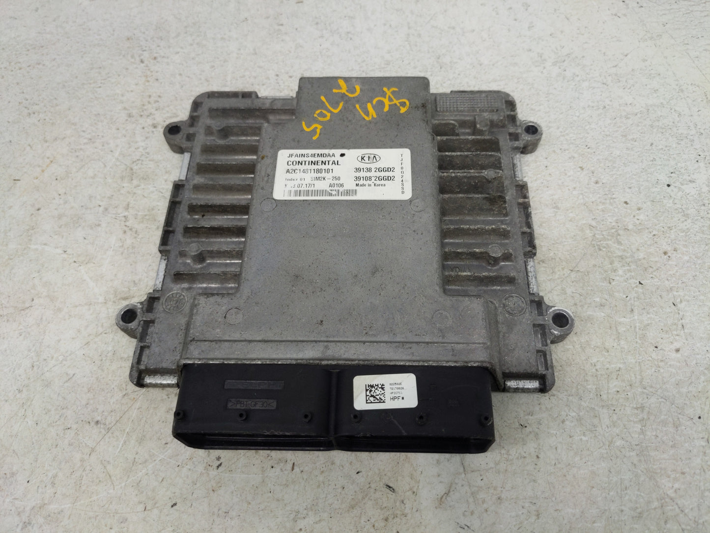 2016-2018 Kia Optima PCM Engine Control Computer ECU ECM PCU OEM P/N:39108 2GGD2 39138 2GGD2 Fits Fits 2016 2017 2018 OEM Us
