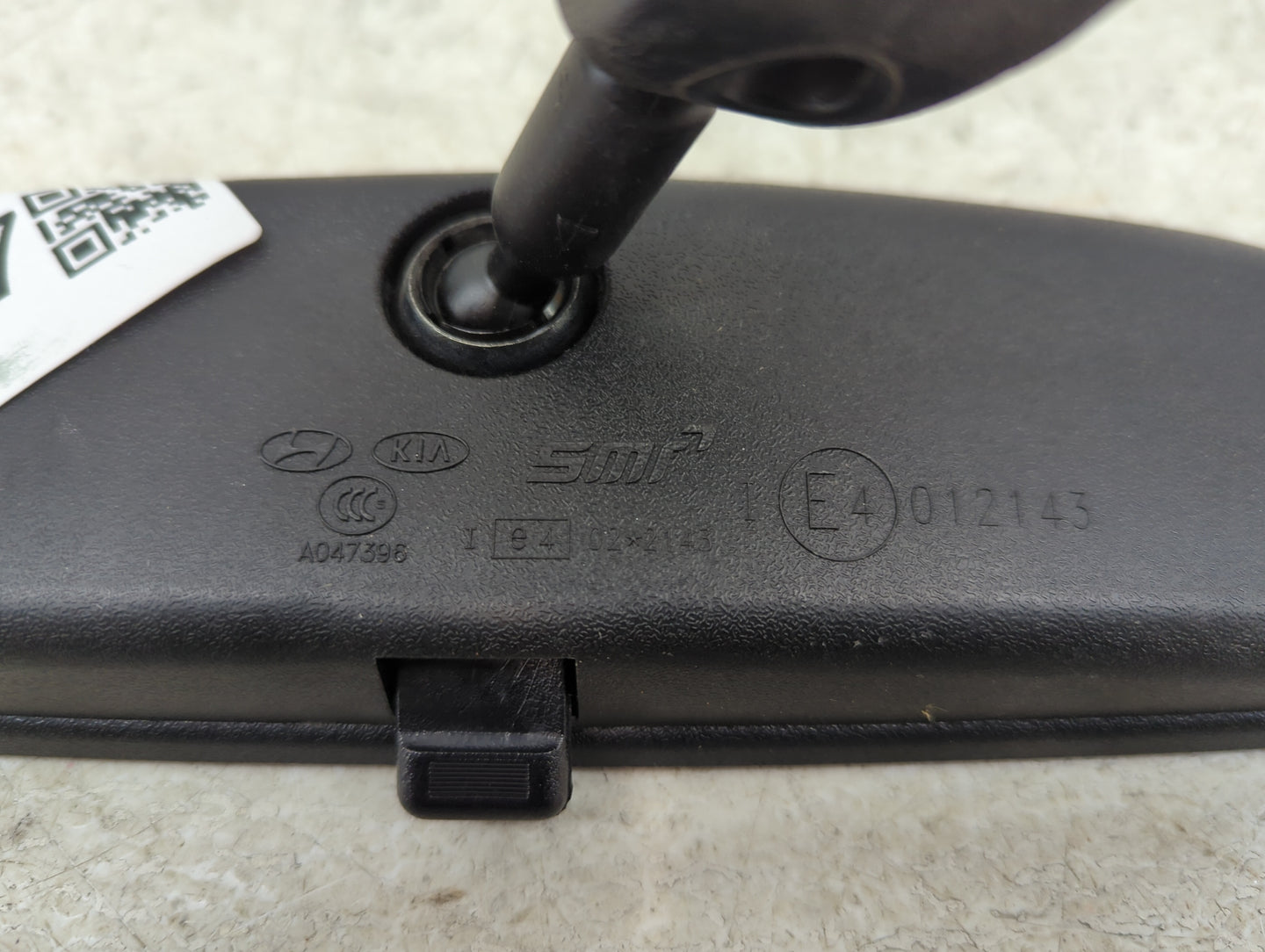 2011-2020 Kia Optima Interior Rear View Mirror Replacement OEM P/N:A047396 012143 Fits OEM Used Auto Parts - Oemusedautopart