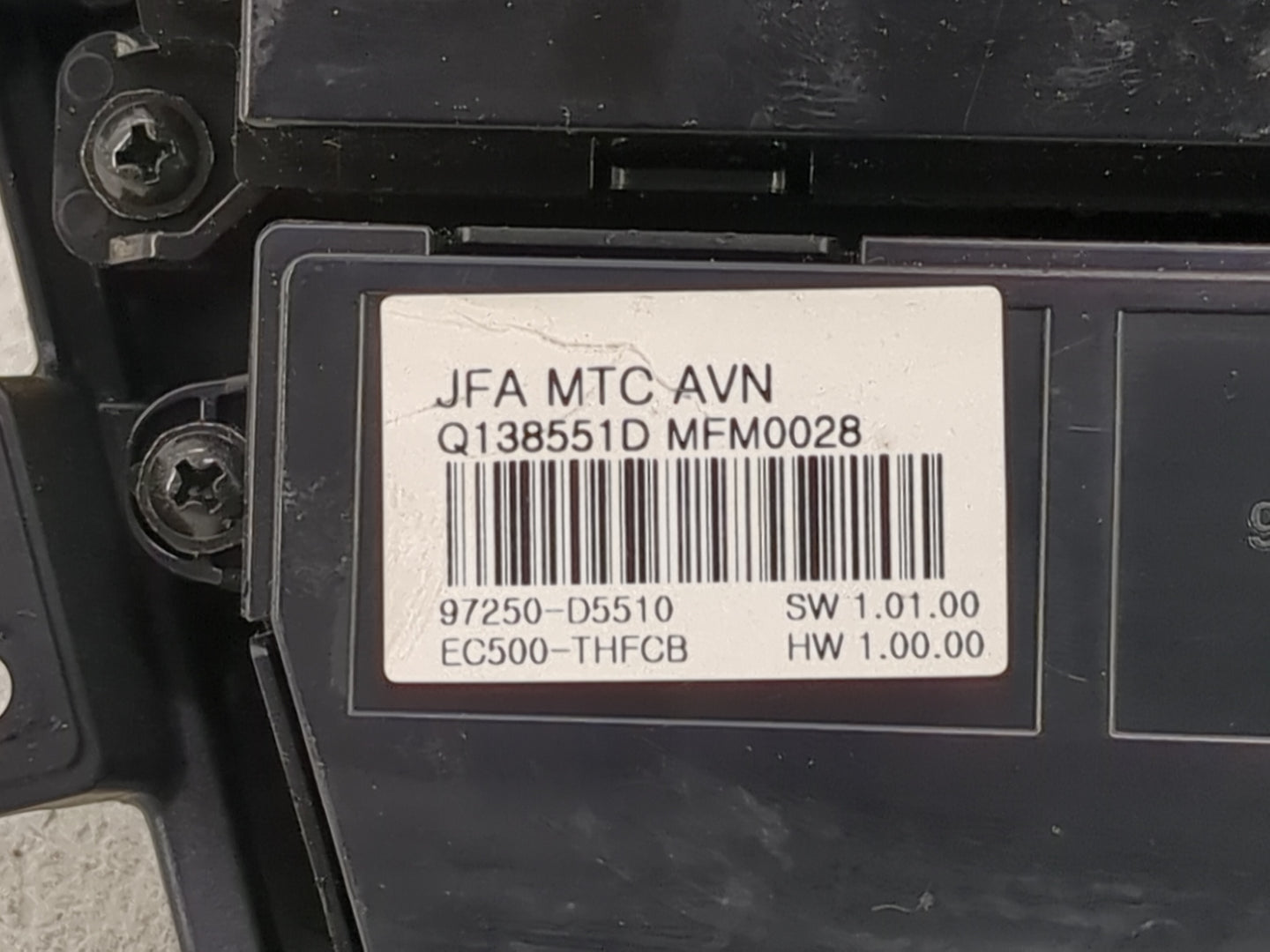 2017-2018 Kia Optima Climate Control Module Temperature AC/Heater Replacement P/N:97250-D5510 Fits Fits 2017 2018 OEM Used A