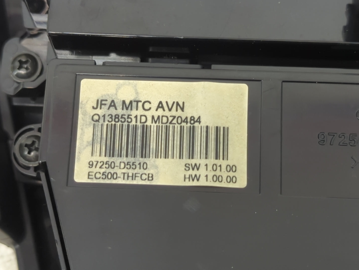 2017-2018 Kia Optima Climate Control Module Temperature AC/Heater Replacement P/N:97250-D5510 EC500-THFCB Fits Fits 2017 201