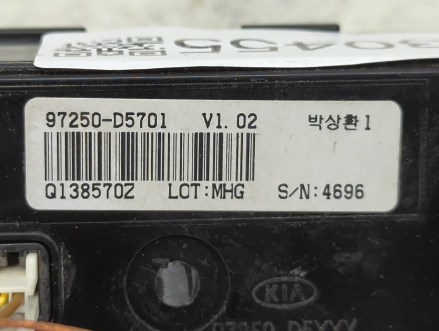 2018 Kia Optima Climate Control Module Temperature AC/Heater Replacement P/N:97250-D5701 Fits OEM Used Auto Parts - Oemuseda