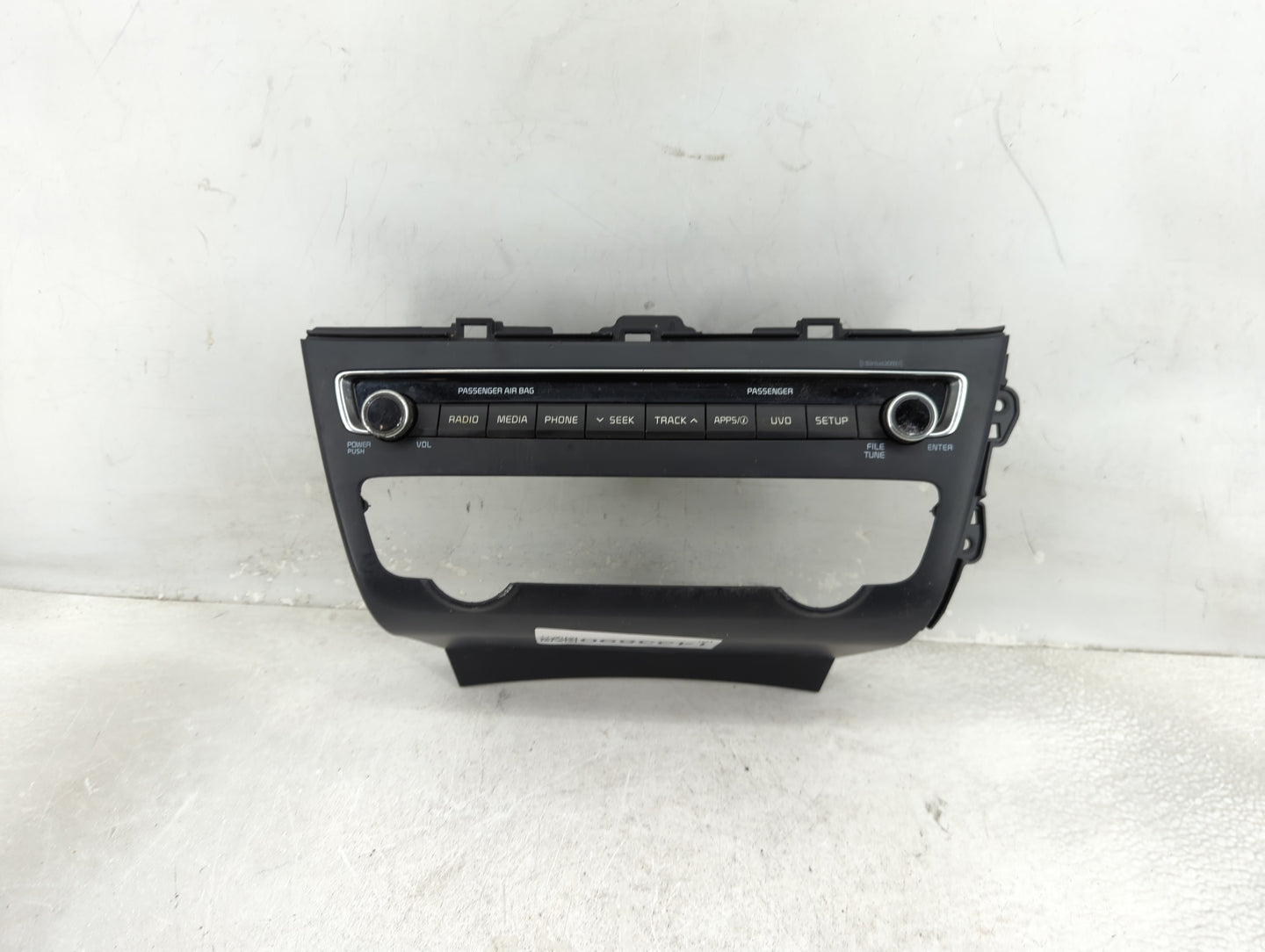 2016-2019 Kia Optima Radio Control Panel Black - Oemusedautoparts1.com