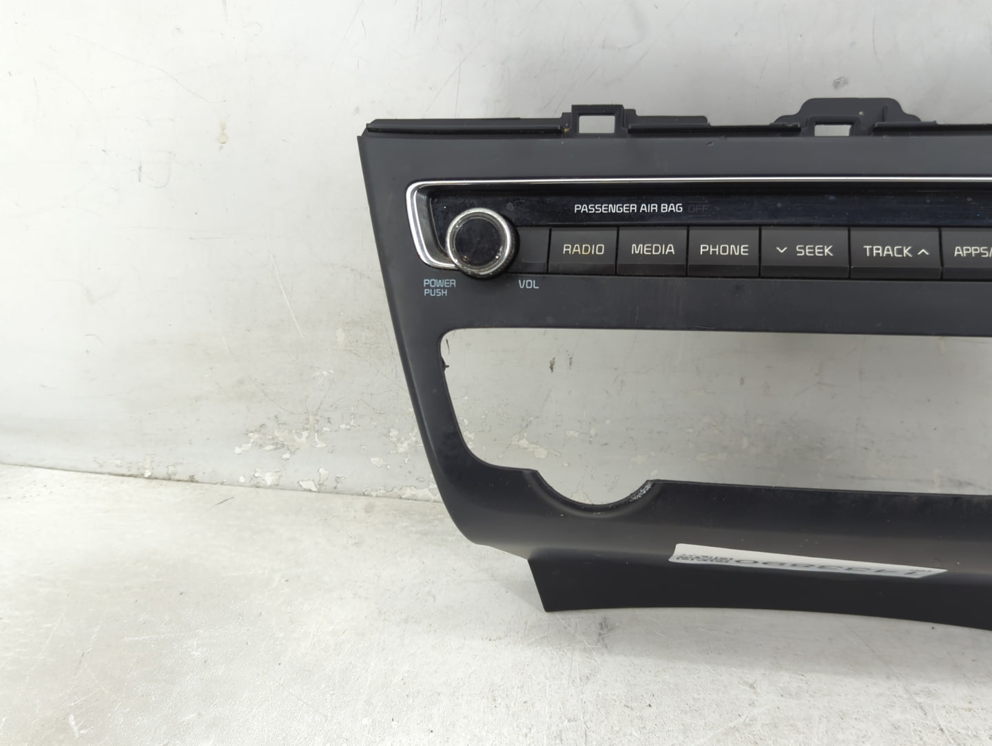 2016-2019 Kia Optima Radio Control Panel Black - Oemusedautoparts1.com