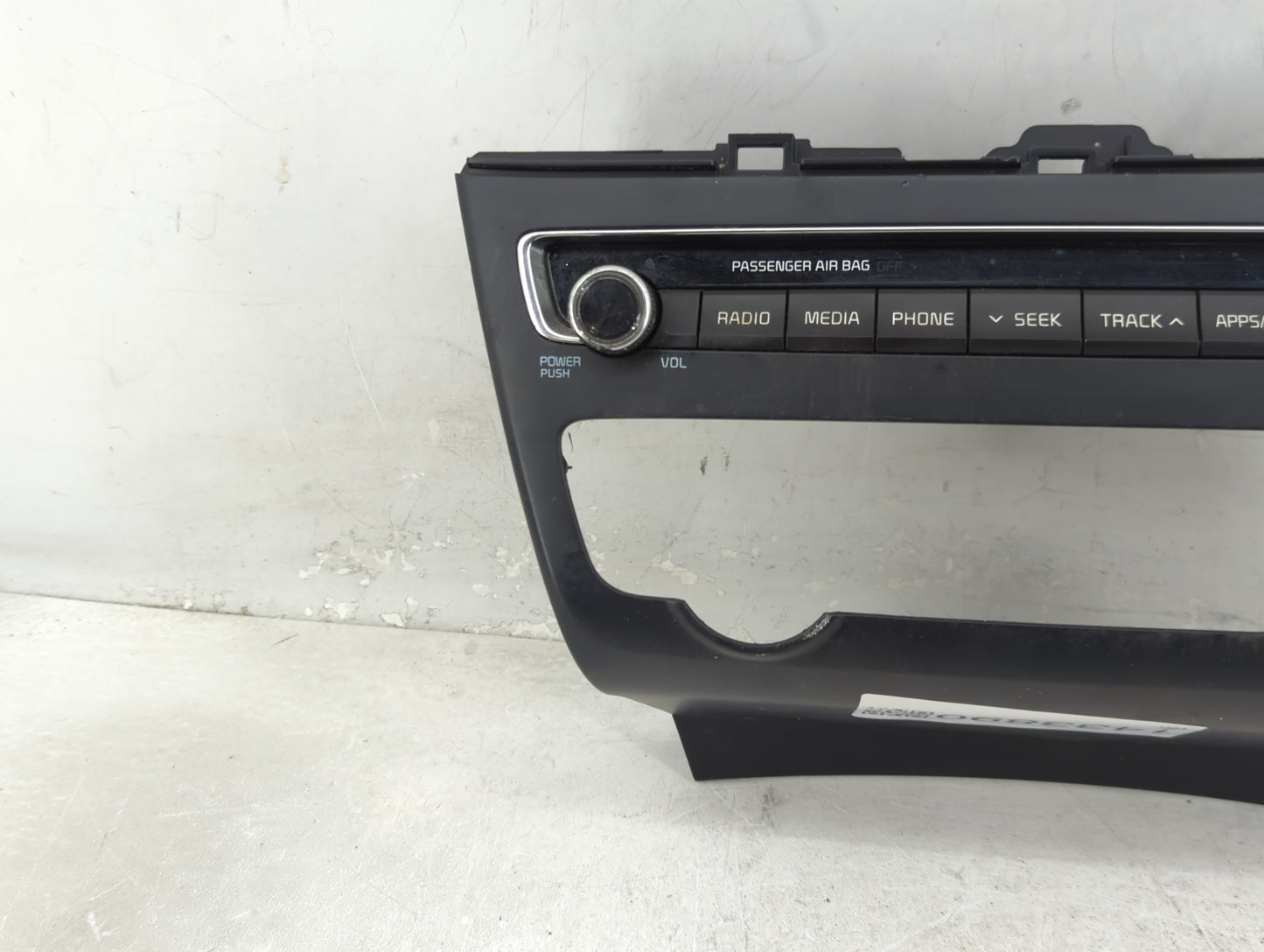 2016-2019 Kia Optima Radio Control Panel Black - Oemusedautoparts1.com