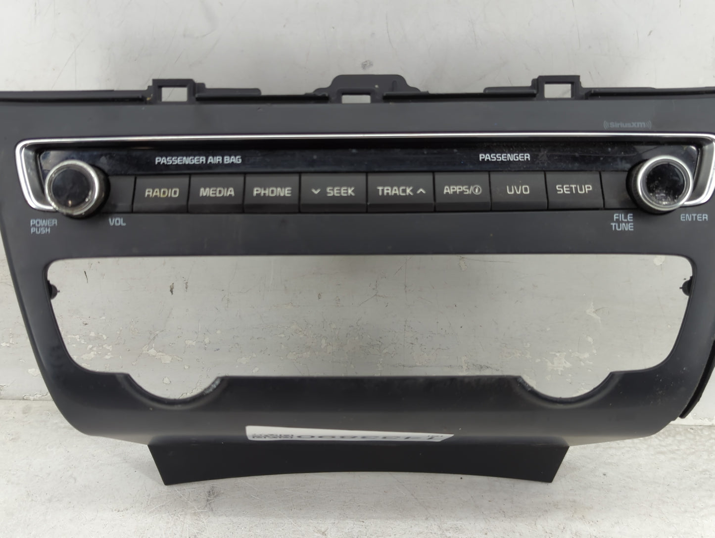 2016-2019 Kia Optima Radio Control Panel Black - Oemusedautoparts1.com