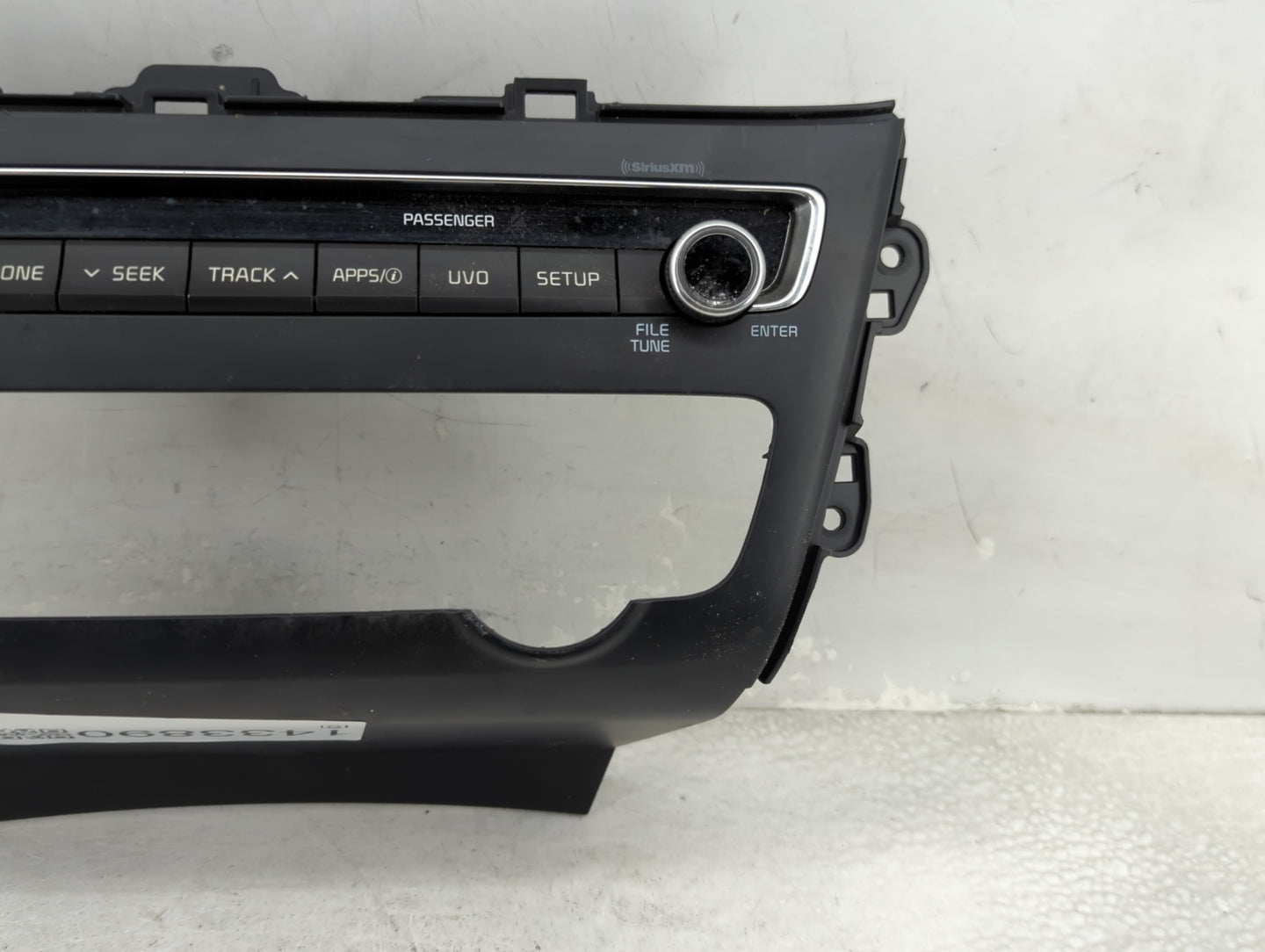 2016-2019 Kia Optima Radio Control Panel Black - Oemusedautoparts1.com