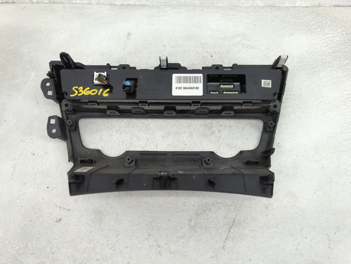 2016-2019 Kia Optima Radio Control Panel Black - Oemusedautoparts1.com