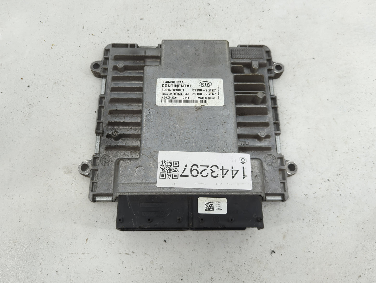 2016-2018 Kia Optima PCM Engine Control Computer ECU ECM PCU OEM P/N:39138-2GTK7 39108-2GTK7 Fits Fits 2016 2017 2018 OEM Us