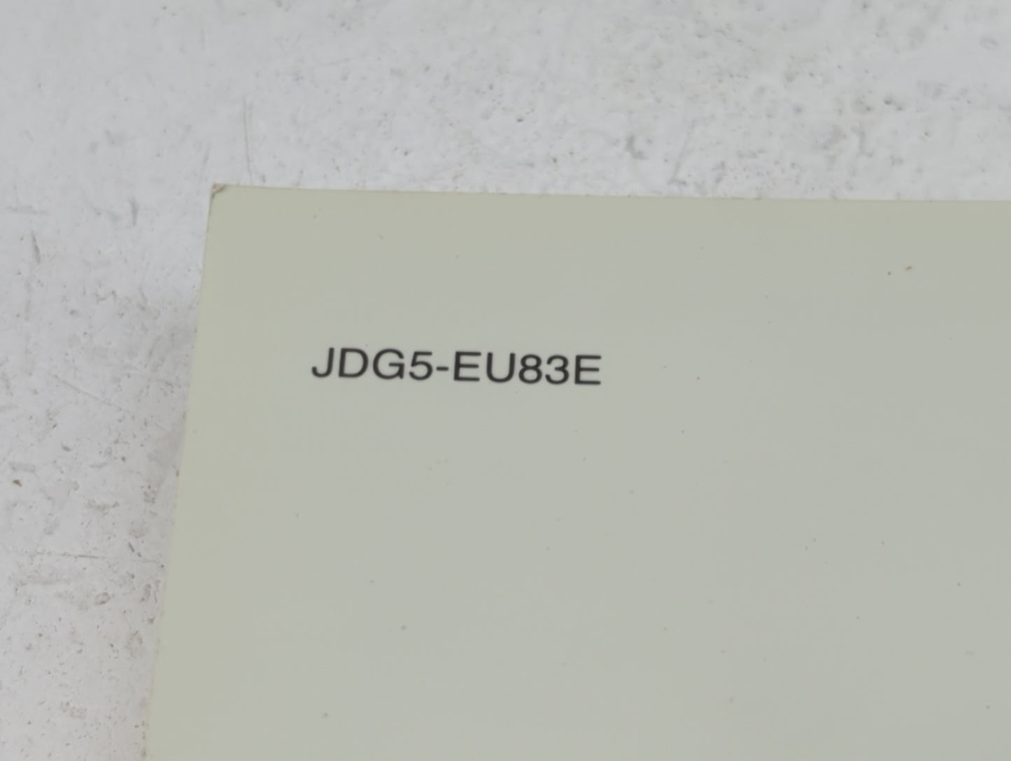 2018 Kia Optima Owners Manual Book Guide P/N:JDG5-EU83E OEM Used Auto Parts - Oemusedautoparts1.com