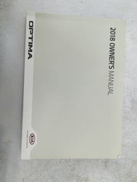 2018 Kia Optima Owners Manual Book Guide P/N:JDG5-EU77B OEM Used Auto Parts - Oemusedautoparts1.com