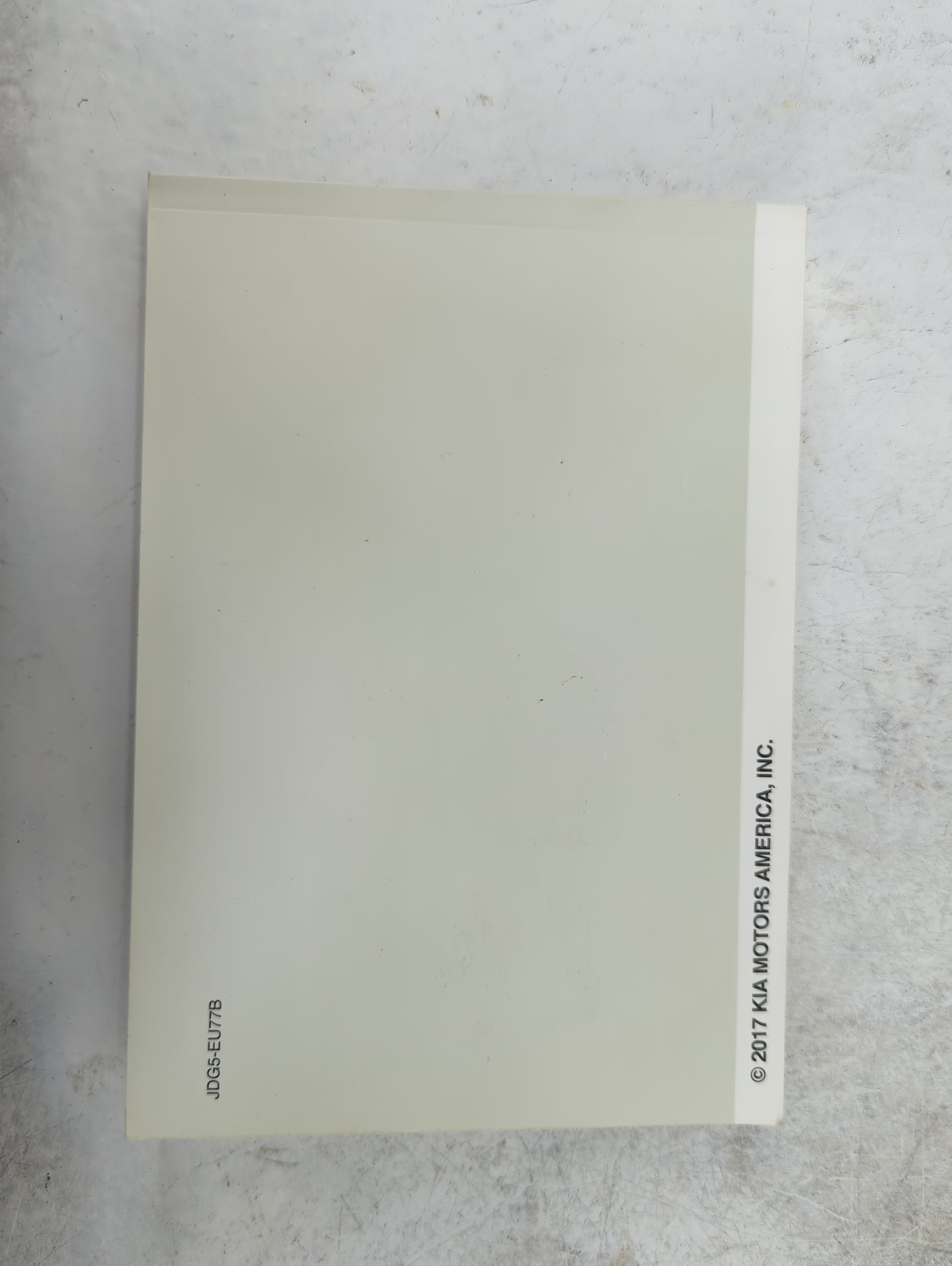 2018 Kia Optima Owners Manual Book Guide P/N:JDG5-EU77B OEM Used Auto Parts - Oemusedautoparts1.com