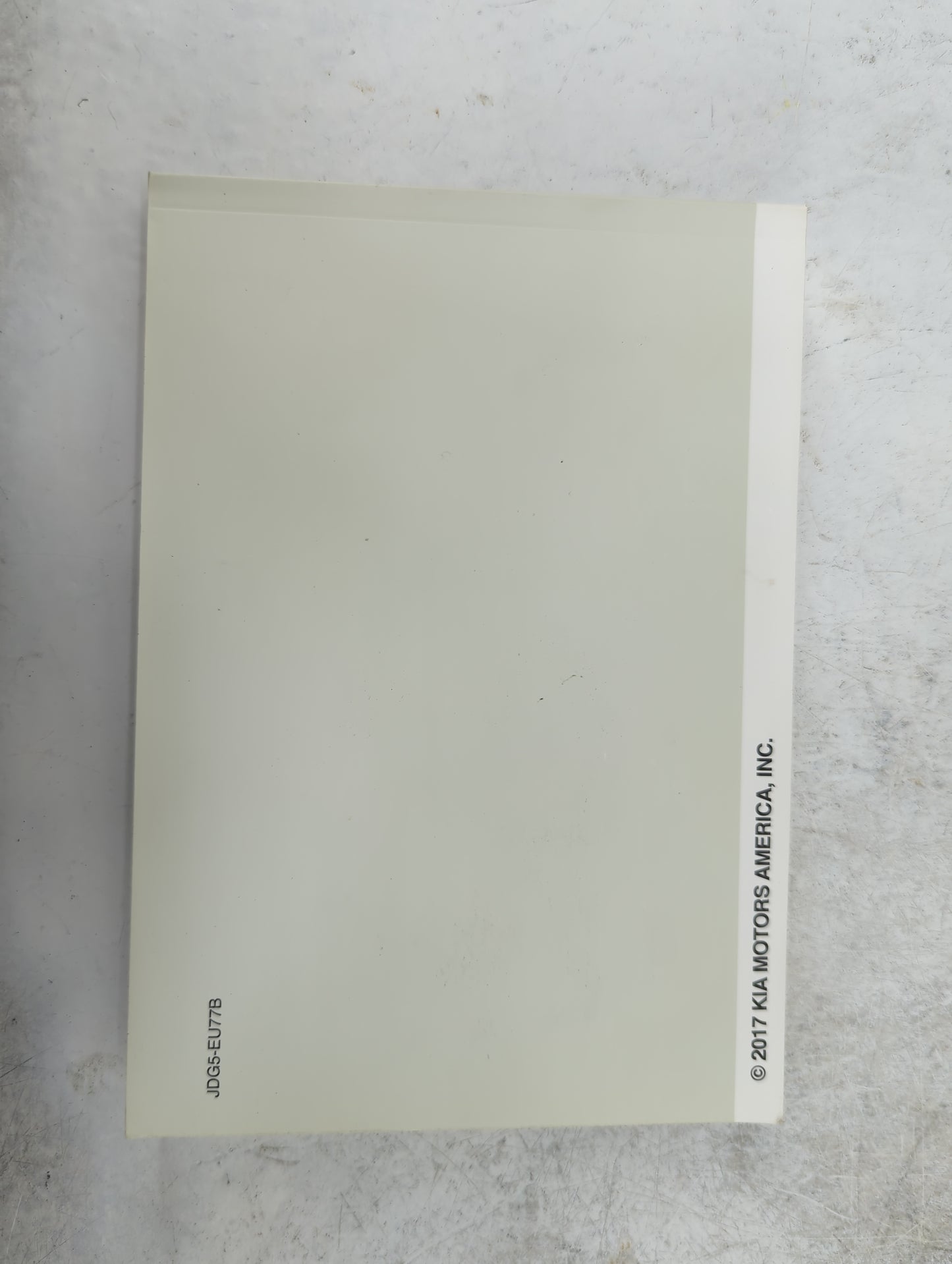 2018 Kia Optima Owners Manual Book Guide P/N:JDG5-EU77B OEM Used Auto Parts - Oemusedautoparts1.com