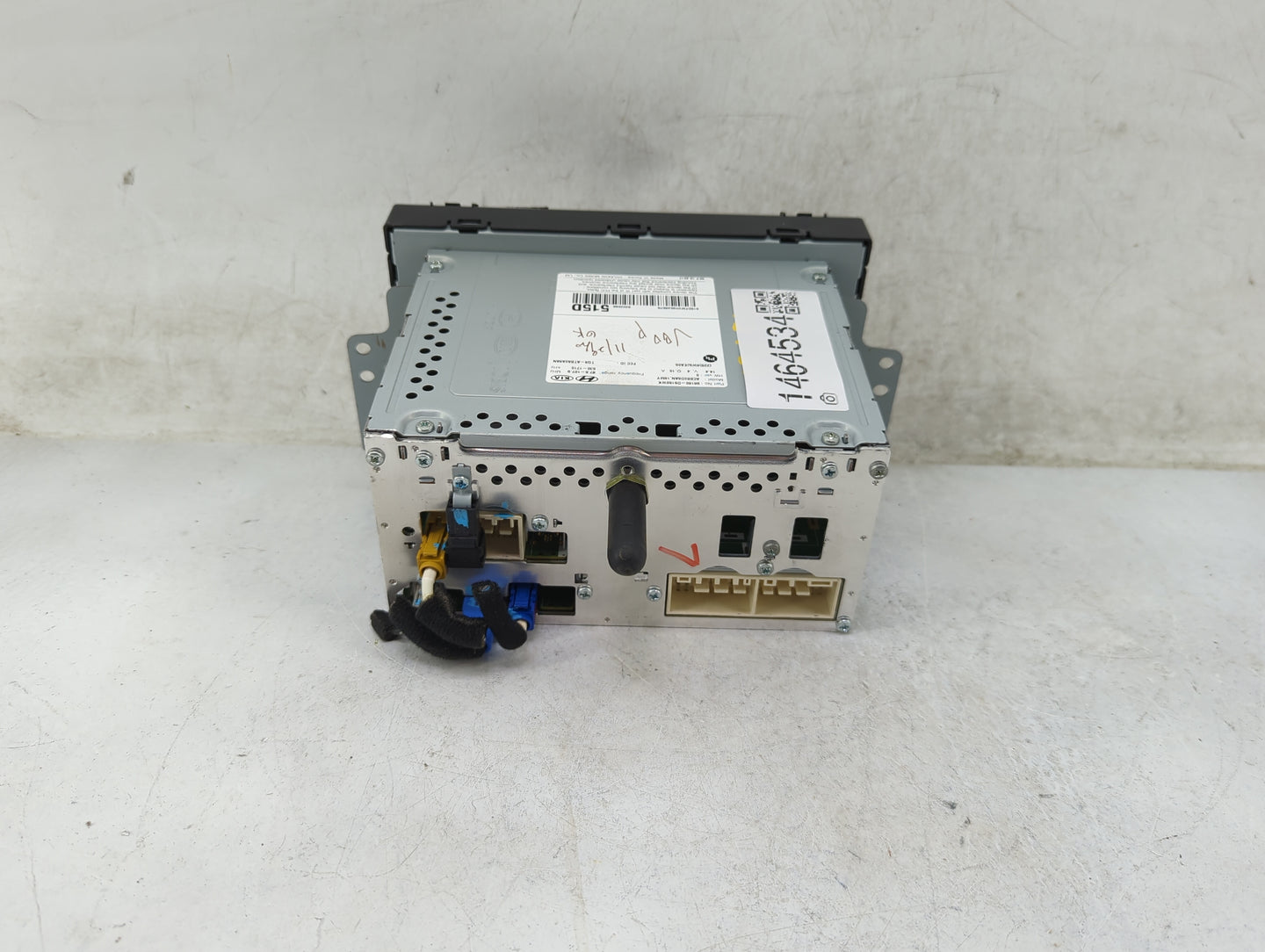 2017-2018 Kia Optima Radio AM FM Cd Player Receiver Replacement P/N:96160-D5150WK ACBB0D5AN Fits Fits 2017 2018 OEM Used Aut