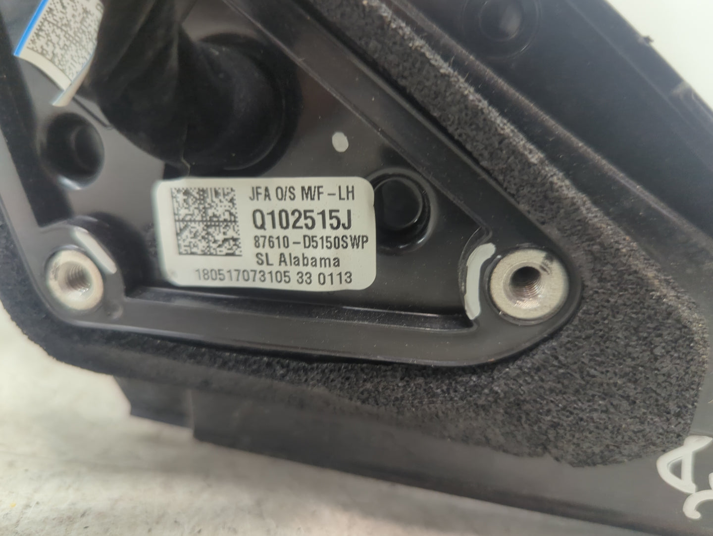 2016-2018 Kia Optima Driver Side View Mirror - Left Door Mirror OEM Used - Oemusedautoparts1.com