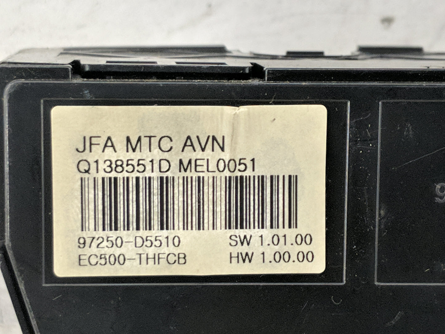 2017-2018 Kia Optima Climate Control Module Temperature AC/Heater Replacement P/N:97250-D5510 EC500-THFCB Fits Fits 2017 201