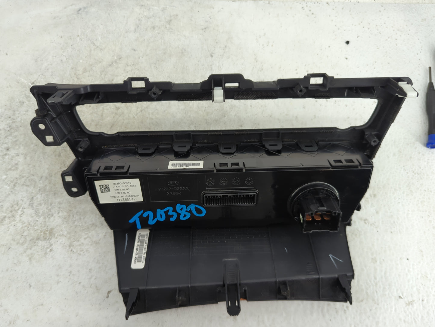 2017-2018 Kia Optima Climate Control Module Temperature AC/Heater Replacement P/N:97250-D5510 Fits Fits 2017 2018 OEM Used A