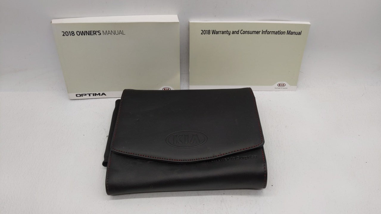 2018 Kia Optima Owners Manual Book Guide OEM Used Auto Parts - Oemusedautoparts1.com