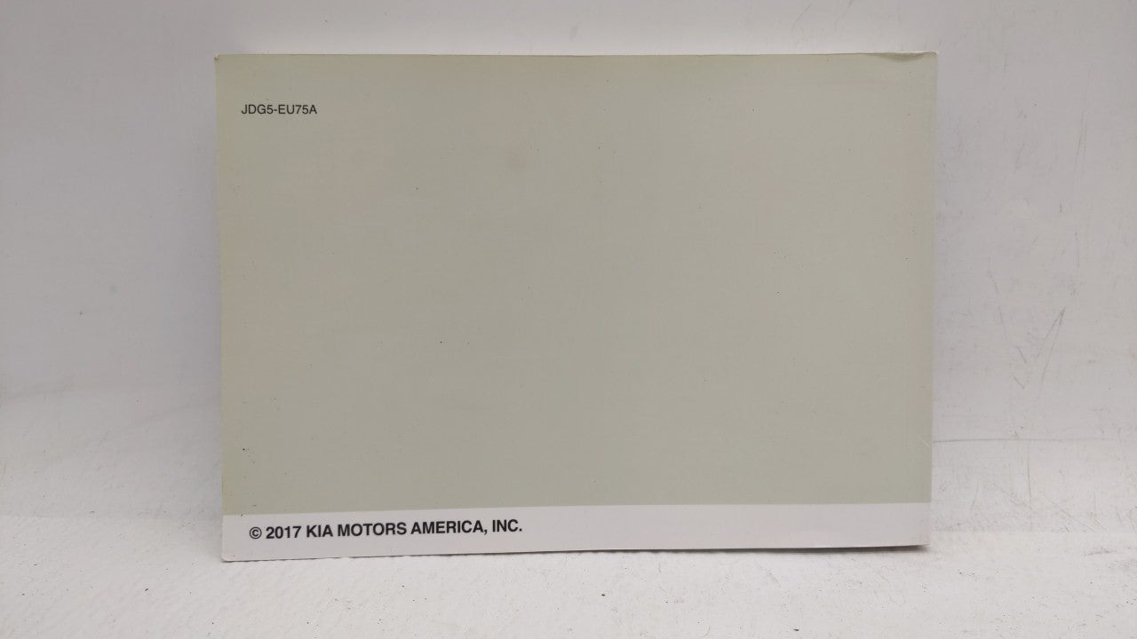 2018 Kia Optima Owners Manual Book Guide OEM Used Auto Parts - Oemusedautoparts1.com