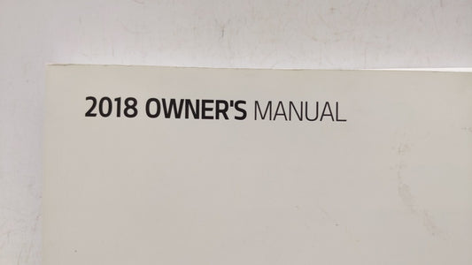 2018 Kia Optima Owners Manual Book Guide OEM Used Auto Parts