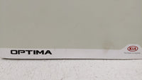 2018 Kia Optima Owners Manual Book Guide OEM Used Auto Parts - Oemusedautoparts1.com