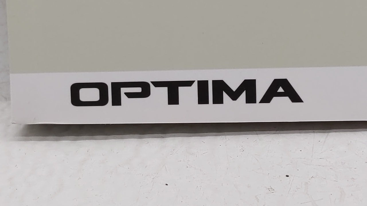 2018 Kia Optima Owners Manual Book Guide OEM Used Auto Parts - Oemusedautoparts1.com