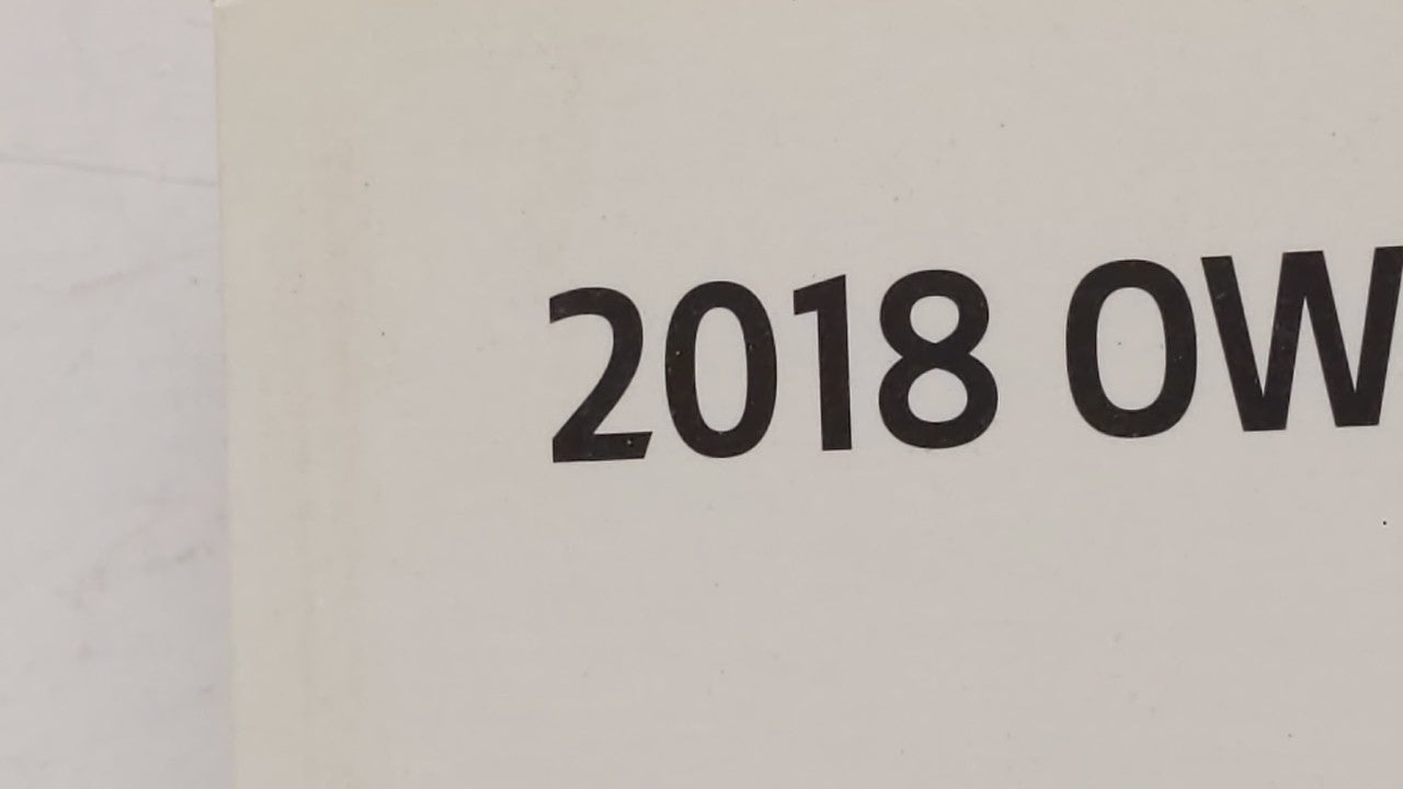 2018 Kia Optima Owners Manual Book Guide OEM Used Auto Parts - Oemusedautoparts1.com