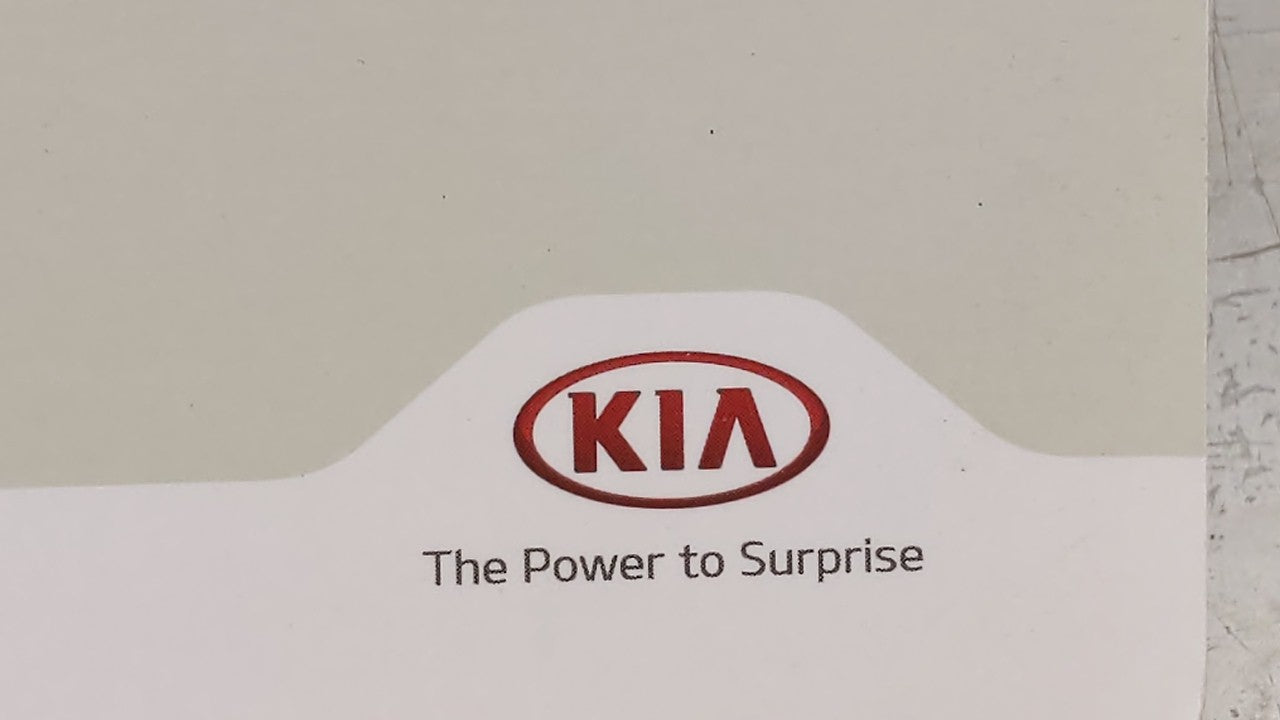 2018 Kia Optima Owners Manual Book Guide OEM Used Auto Parts - Oemusedautoparts1.com