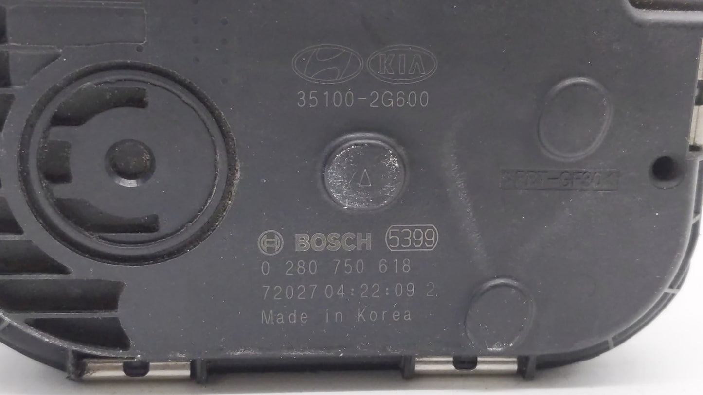2016-2019 Kia Optima Throttle Body P/N:35100-2G600 Fits Fits 2015 2016 2017 2018 2019 OEM Used Auto Parts - Oemusedautoparts
