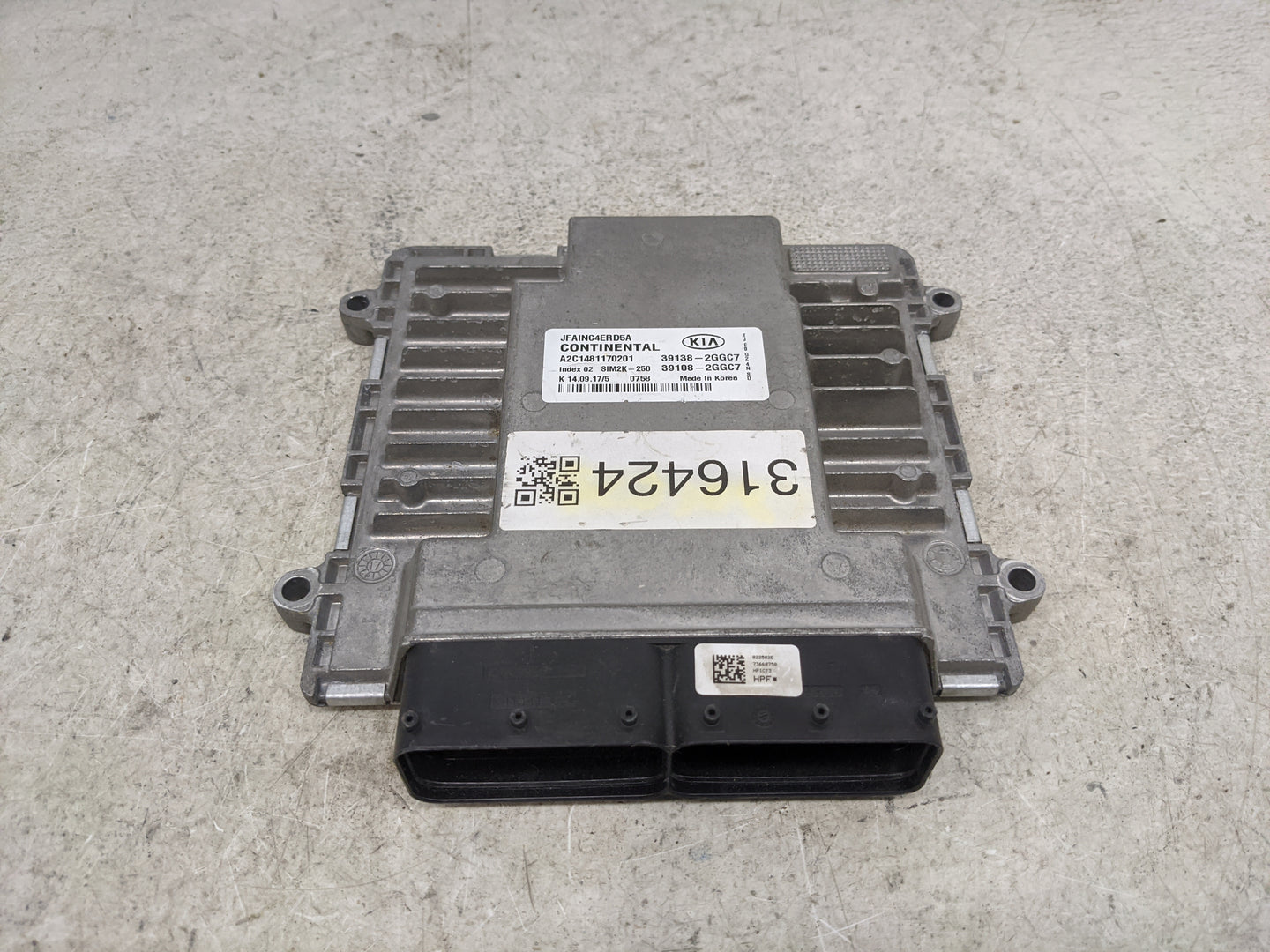 2016-2018 Kia Optima PCM Engine Control Computer ECU ECM PCU OEM P/N:39108-2GGC7 39138-2GGC7 Fits Fits 2016 2017 2018 OEM Us