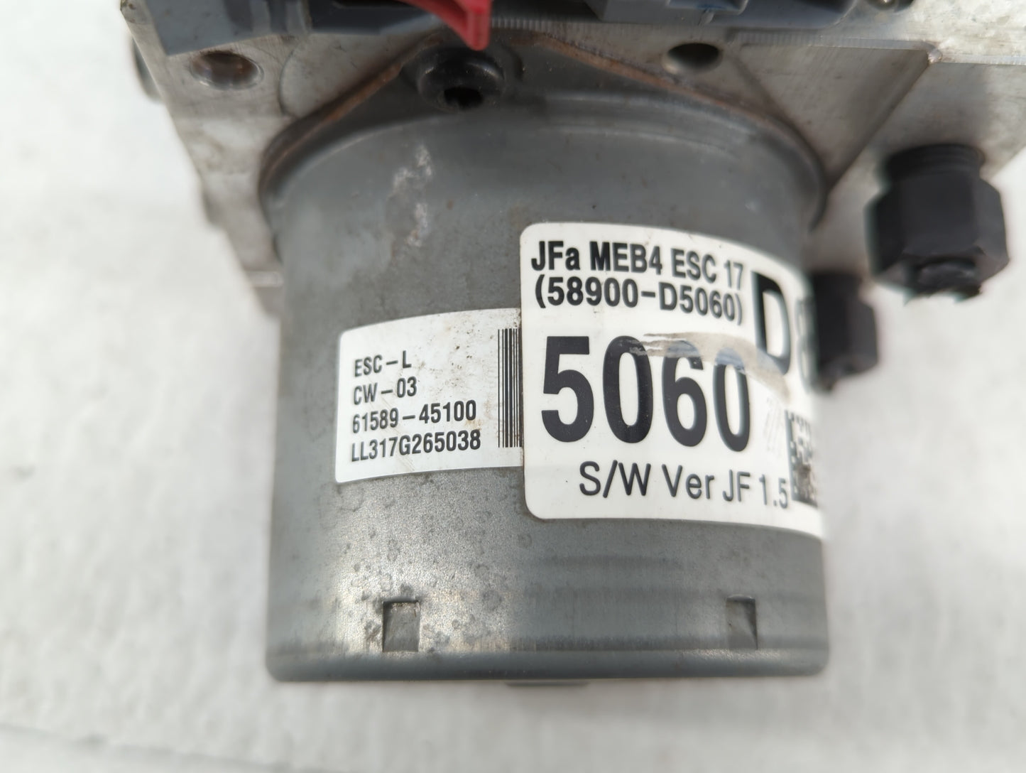2017-2018 Kia Optima ABS Pump Control Module Replacement P/N:58900-D5060 58920-D5060 Fits Fits 2017 2018 OEM Used Auto Parts