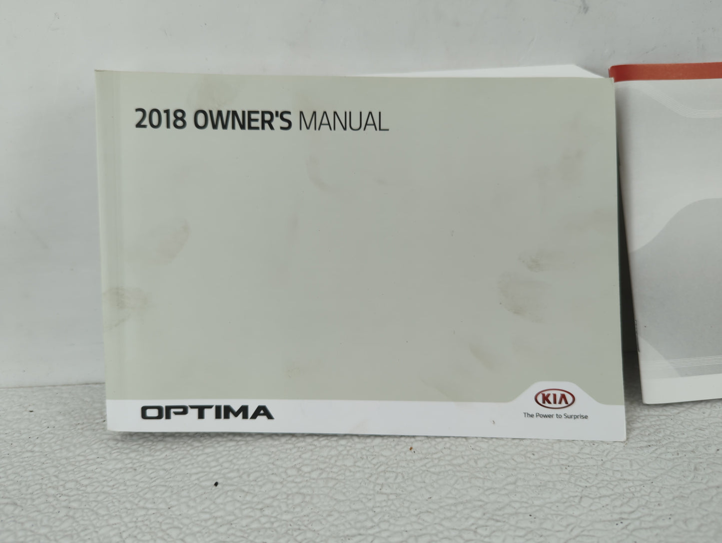 2018 Kia Optima Owners Manual Book Guide OEM Used Auto Parts - Oemusedautoparts1.com