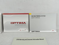 2018 Kia Optima Owners Manual Book Guide OEM Used Auto Parts - Oemusedautoparts1.com