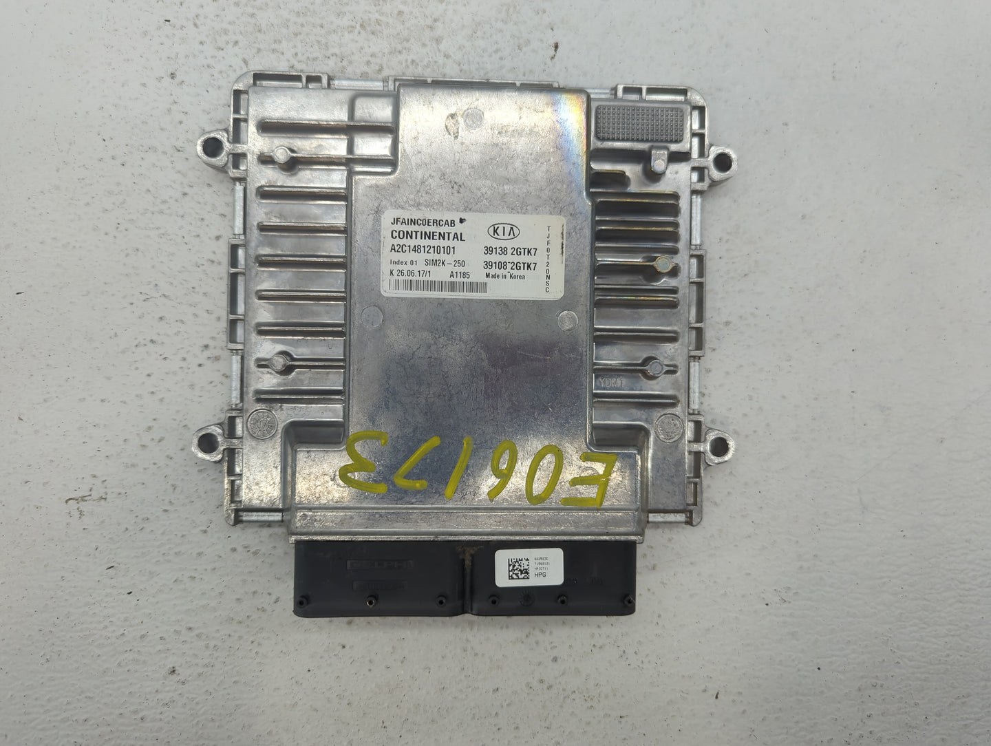 2016-2018 Kia Optima PCM Engine Control Computer ECU ECM PCU OEM P/N:39138-2GTK7 39108-2GTK7, 39138-2GTK5 Fits Fits 2016 201