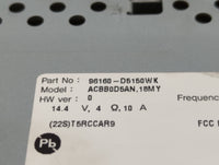 2017-2018 Kia Optima Radio AM FM Cd Player Receiver Replacement P/N:96160-D5150WK Fits Fits 2017 2018 OEM Used Auto Parts - 