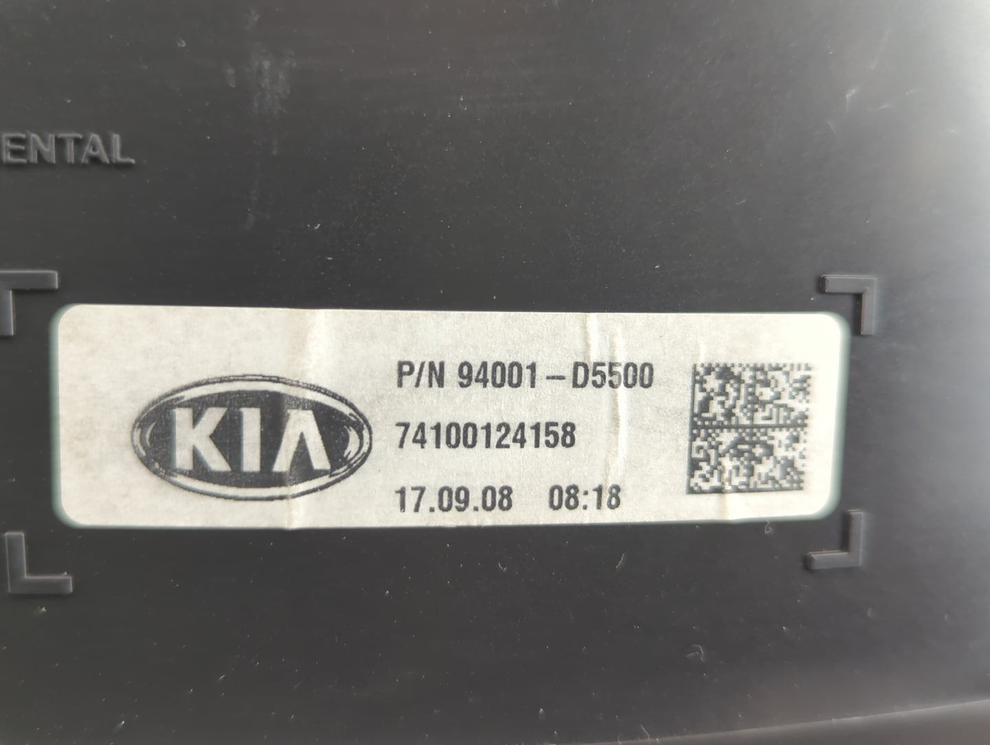 2018 Kia Optima Instrument Cluster Speedometer Gauges P/N:94001-D5500 Fits OEM Used Auto Parts - Oemusedautoparts1.com