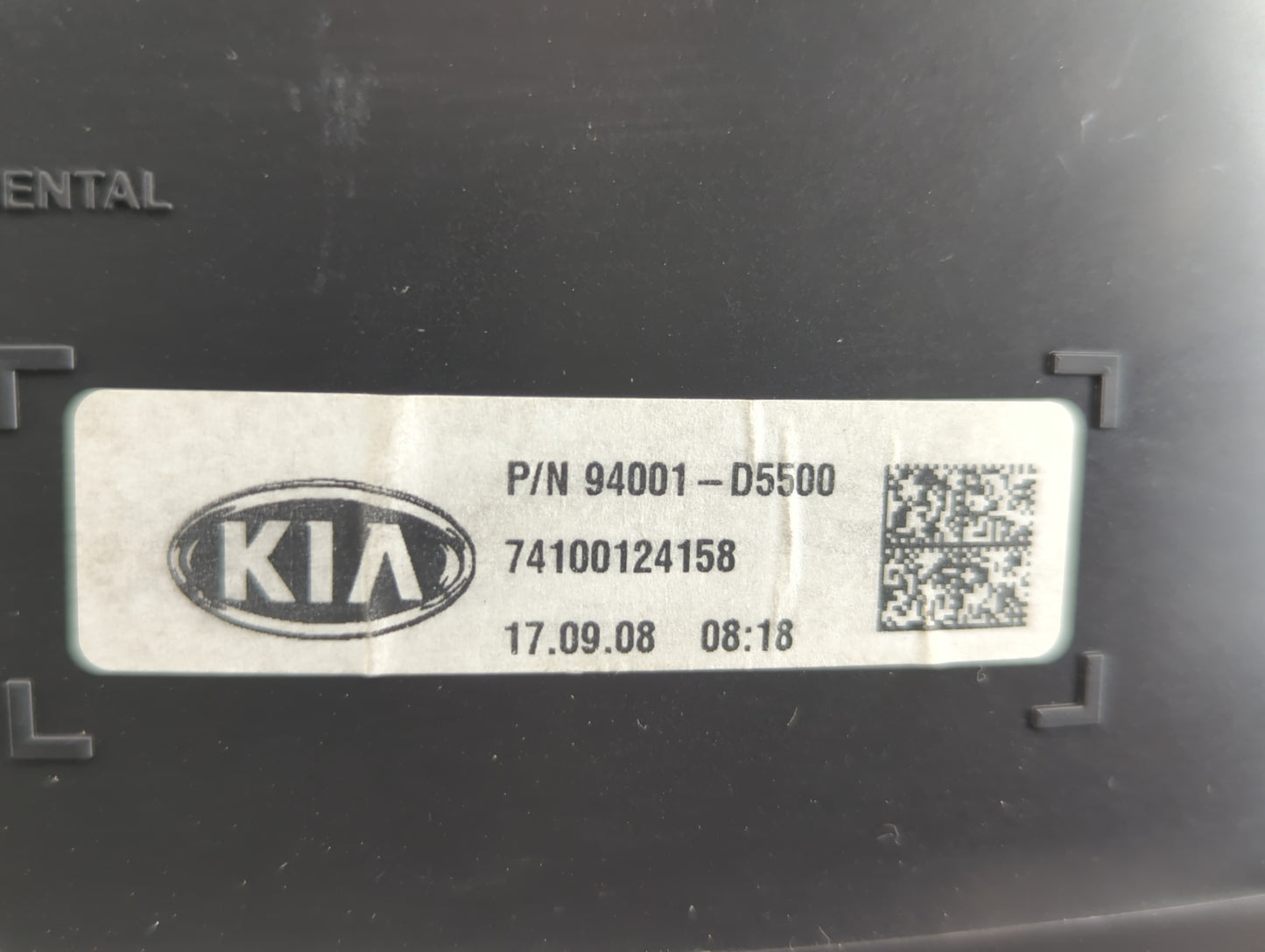 2018 Kia Optima Instrument Cluster Speedometer Gauges P/N:94001-D5500 Fits OEM Used Auto Parts - Oemusedautoparts1.com